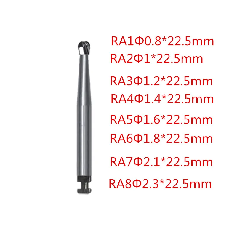 

5 Pcs Dental product RA round bur free shipment dental Lab low speed Tungsten Carbide Burs RA bur