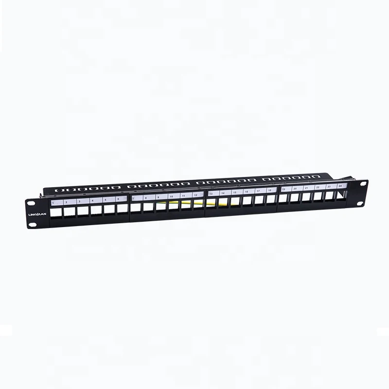 24Port Unload Empty Modular Blank Patch Panel 19\