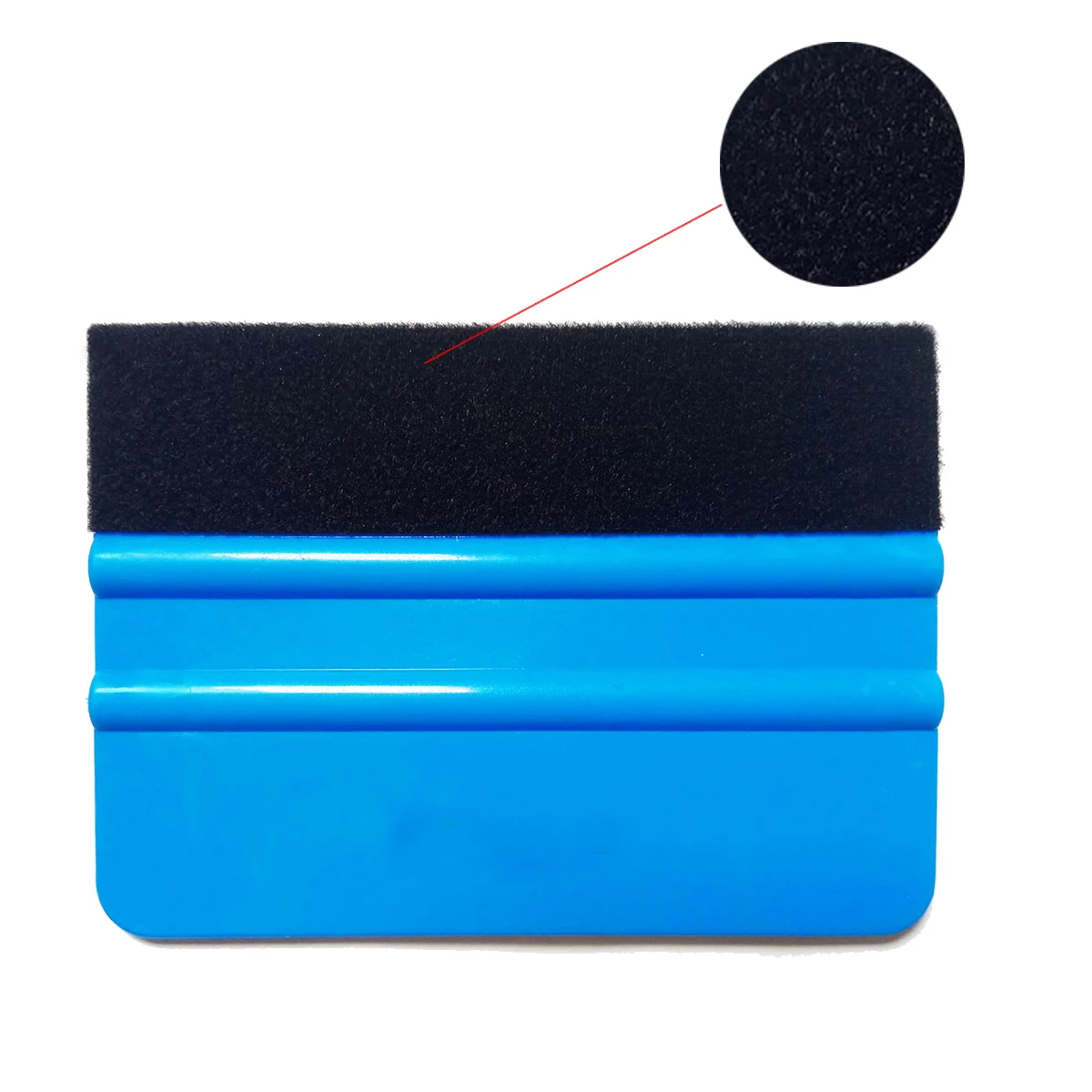 CNGZSY Vehicle Wraps Cutting Scraping Tool Car Vinyl Safety Cutter Soft Felt Edge Squeegee For Window Glass Decal Applicator K02