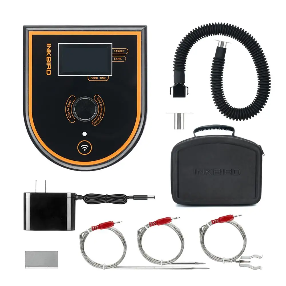 Imagem -06 - Inkbird Isc007bw Controlador de Temperatura do Forno Wifi bt Conectar para o Ovo Verde Grande Kamado Joe Weber Primo Resistente a 120v220v