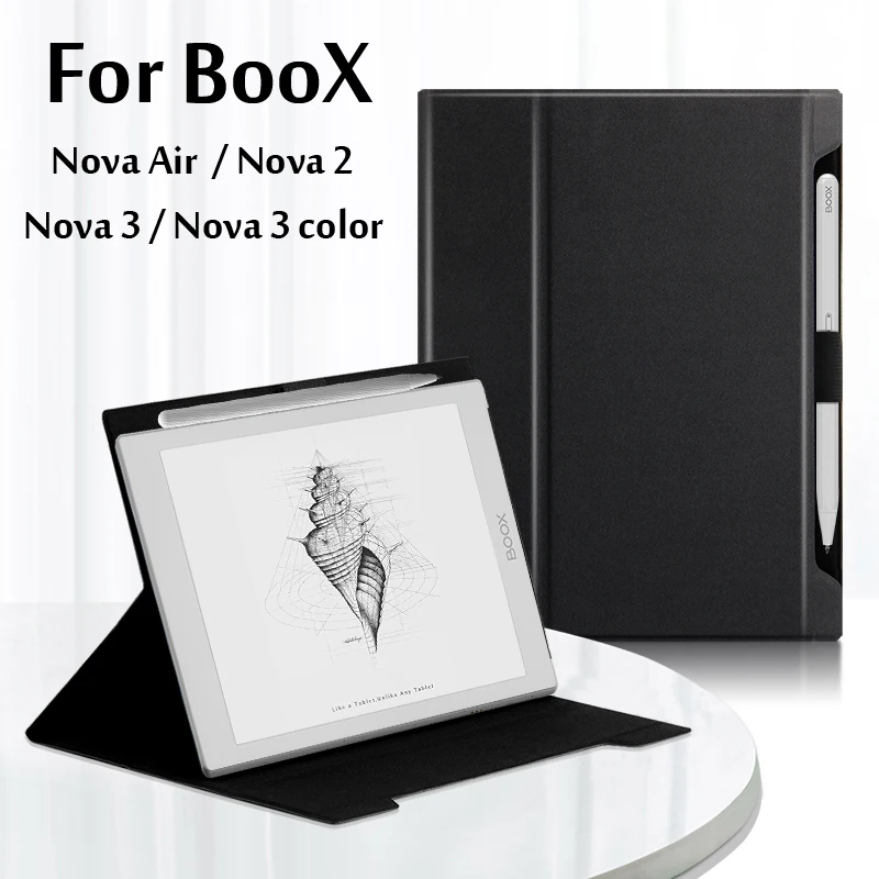 

Case For BOOX Nova Air C Cover eBook Reader 7.8 Inch Protective Cover Shell for Boox Nova 3 color 2 Nova2 E-Book Smart Cases