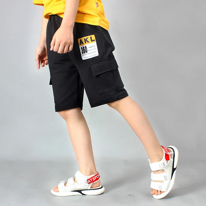 IENENS Boys Shorts Bermudas Child Breathable Summer Clothes Kids Baby Boy Casual Cargo Shorts 5-14 Years Sports Pants