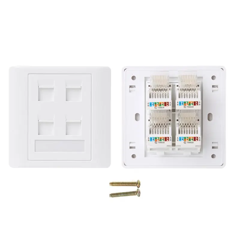 Компьютерная розетка типа 86, сетевой модуль CAT5E, интерфейсная розетка RJ45, настенное электрооборудование, новинка 2020