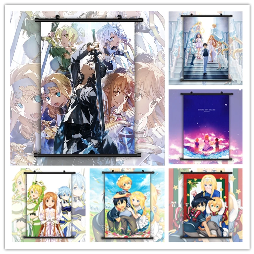 Sword Art Online Anime Diamond Painting Cross Stitch Kits Diy Diamond Mosaic Embroidery Kids Room Decoration Christmas Gift