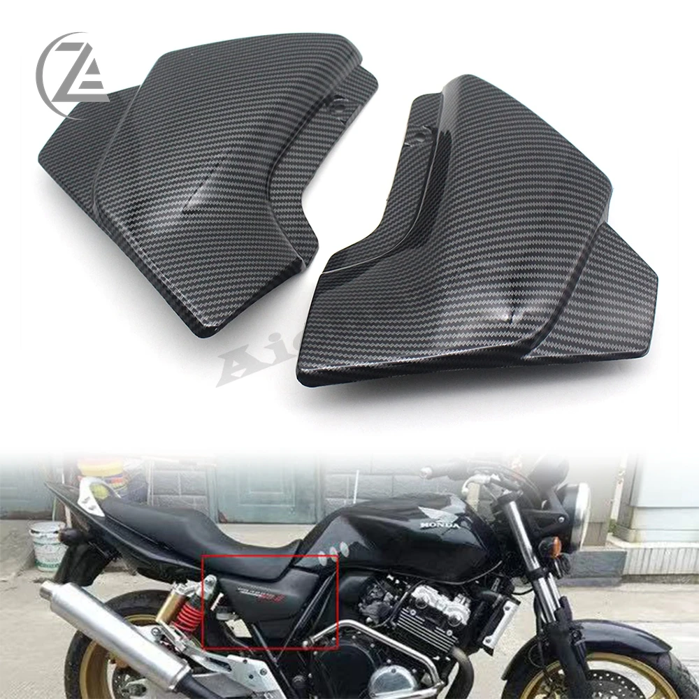 

ACZ Carbon Fiber Paint Side Panel Fairings Body Cover Frame Guard Fit for Honda CB 400 SF CB400 VTEC 3 III 2005 2006 2007