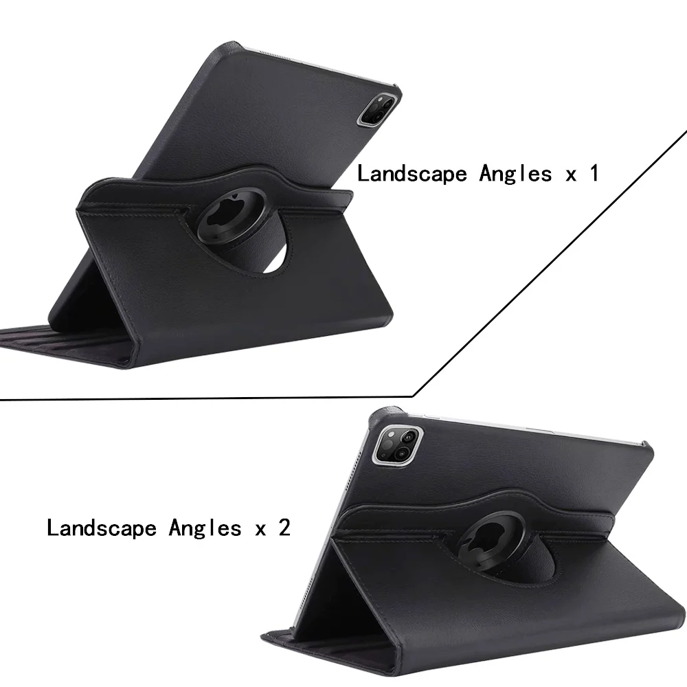 Вращающийся на 360° чехол для iPad Air 4, 10,9 дюймов, чехол для планшета из искусственной кожи с подставкой для Apple iPad Pro 11 2021 2020 2018 Funda
