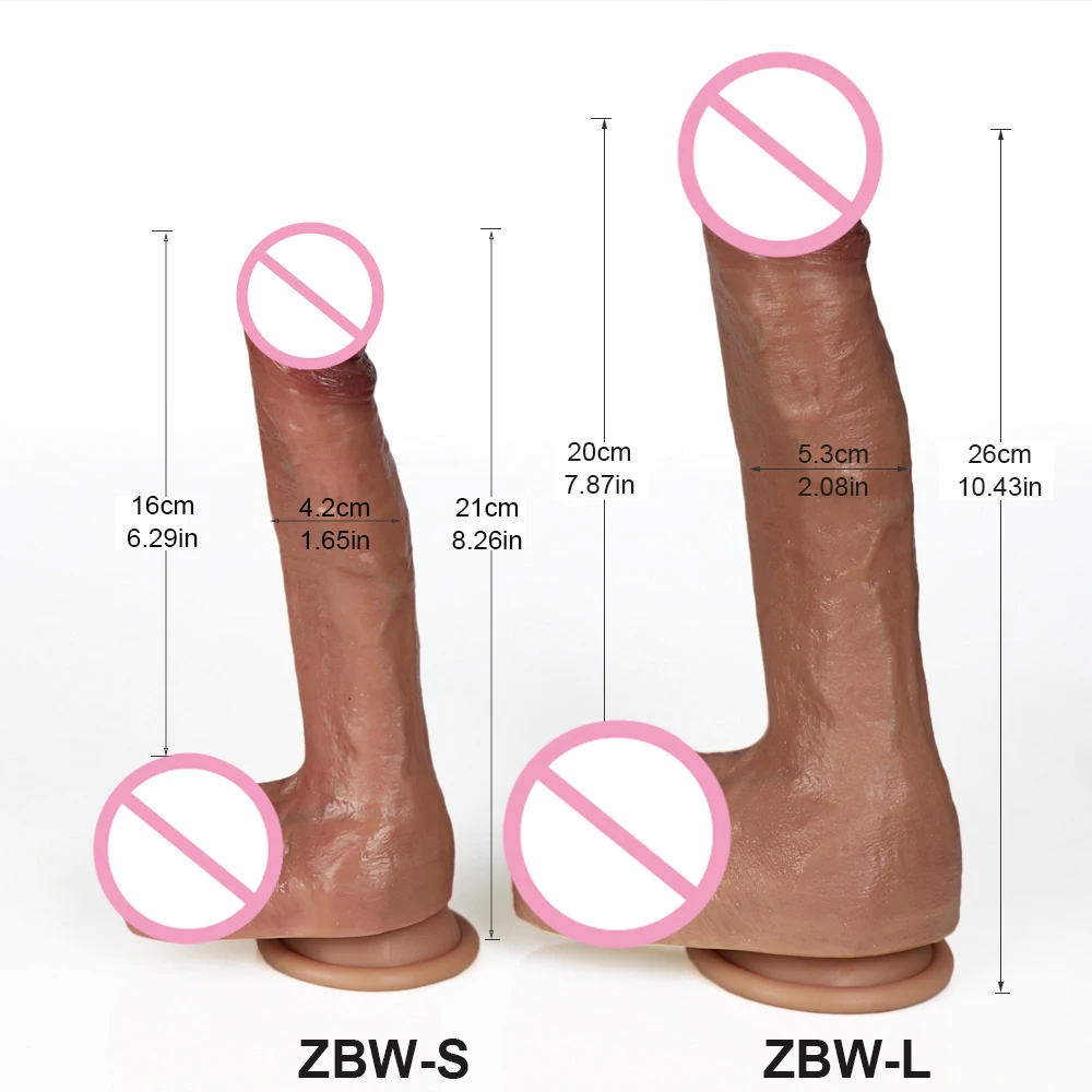 Skin Feeling Huge Realistic Dildo Sexy Penis Female Masturbator Soft Double-layer Silicone Suction Cup Dildos for Women Big Dick