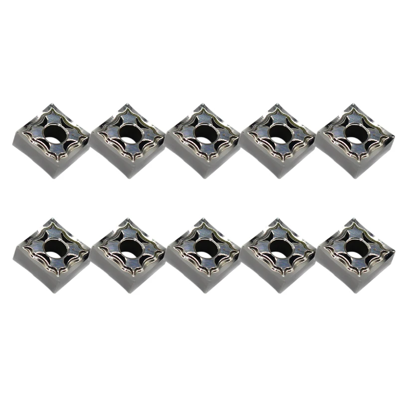 10 Buah SNMG120404 HA H01 Alat Pemotong Sisipan Pisau Pemotong Aluminium SNMG 120404 Alat Balik Eksternal Alat CNC AL + Kayu Paduan Timah