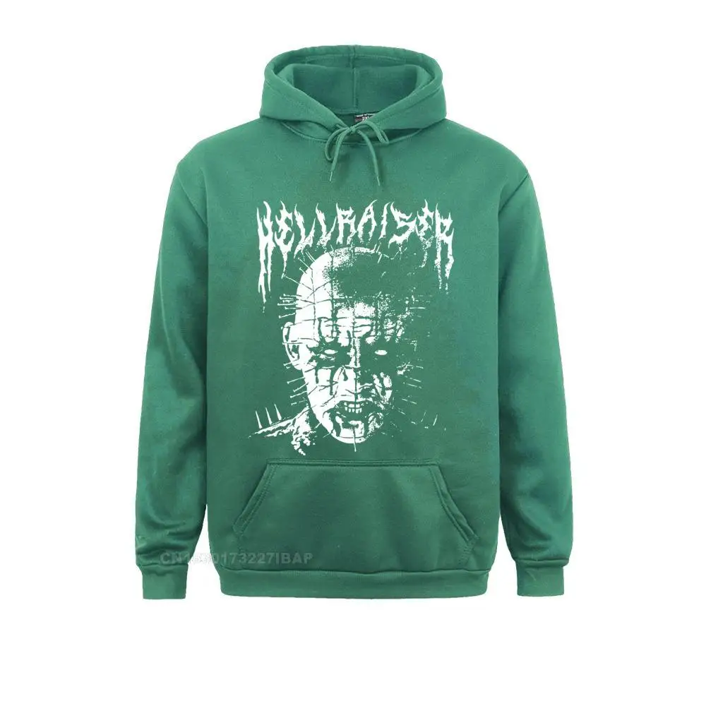 Men Hooded Pullover Black Metal Pinhead Hellraiser Puzzlebox Halloween Men Hoodie On Sale Jacket Design Cotton