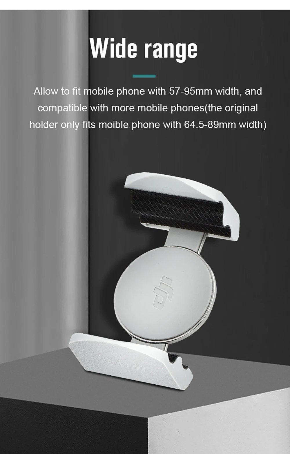 สำหรับ MO โทรศัพท์มือถือ4 Extension Bracket Quick ผู้ถือโทรศัพท์มือถือปรับมุมสำหรับ DJI OM4 Gimbal อุปกรณ์เสริม