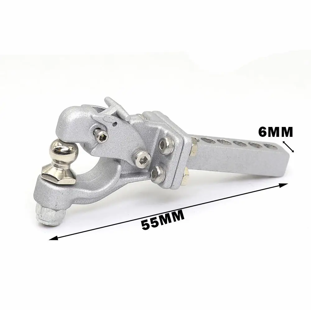 RC Metal Trailer Hook Connector Coupler For 1/10 RC Crawler Car TRX4 Bronco RC4WD D90 Axial SCX10 90046 JIMNY G500 G63