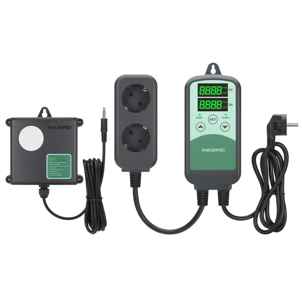 Inkbird ICC-500T Digitale CO2 Controller Programmeerbare CO2 Controller & Monitor Voor Agrarische Vee Industrieën Ventilatie