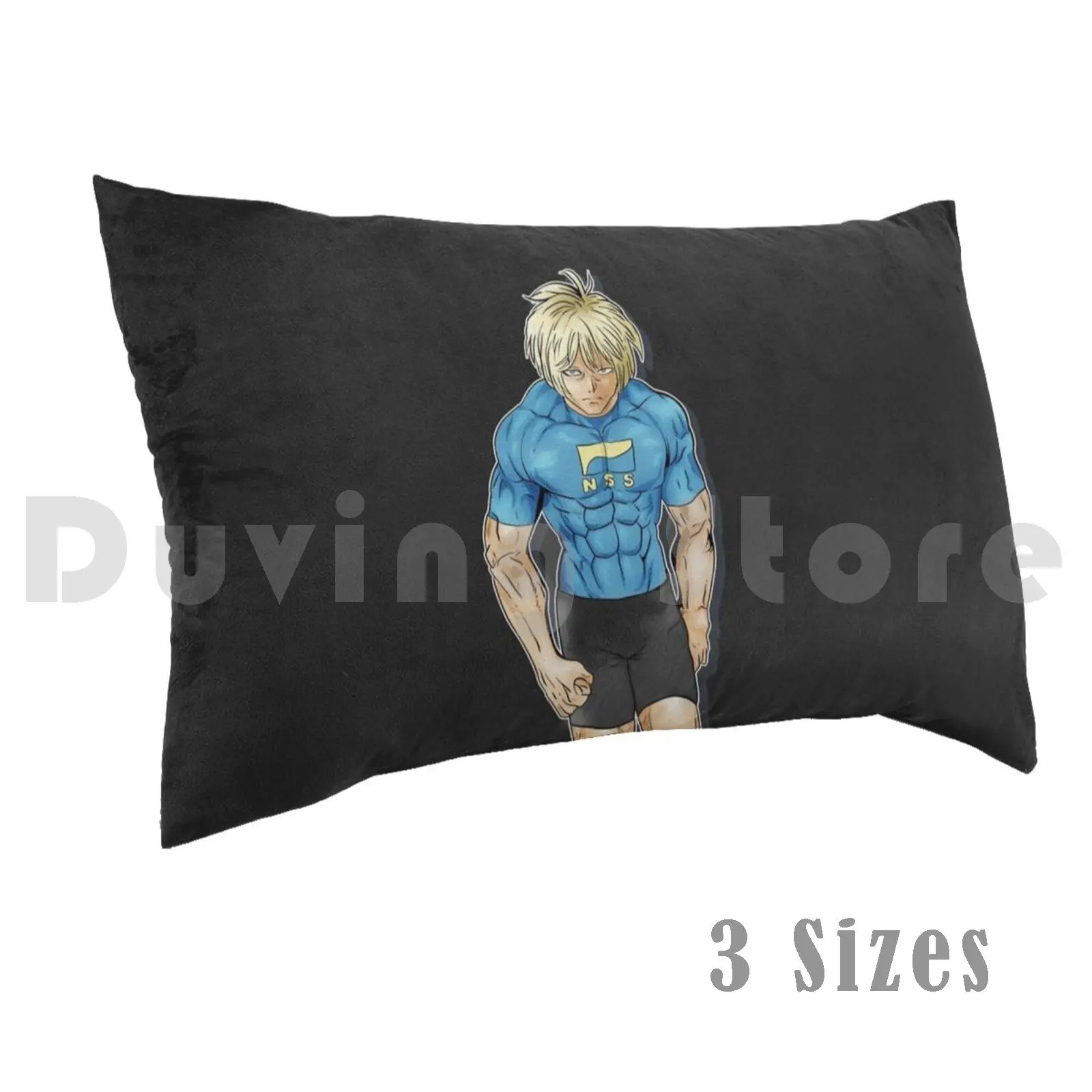 Cosmo Imai Pillow Case Printed 50x75 Kengan Ashura Cosmo Imai Anime Manga Martial Arts Fighter Muscle