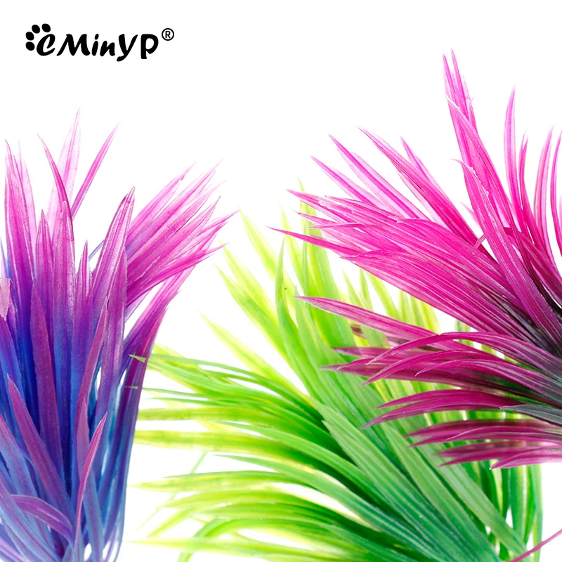 26 Type Simulation Artificial Seaweed Aquarium Decor Plastic Plants Fish Tank Decoration Colorful Water Grass Landscape Ornament