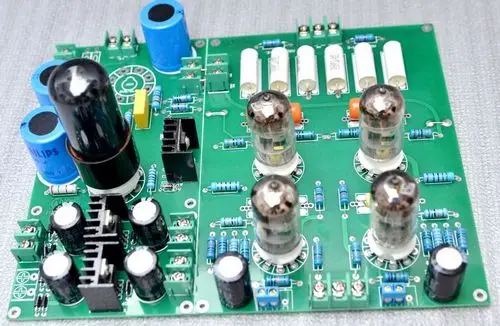 

6N4 tube preamplifier board Including high voltage and filament voltage stabilization with tube