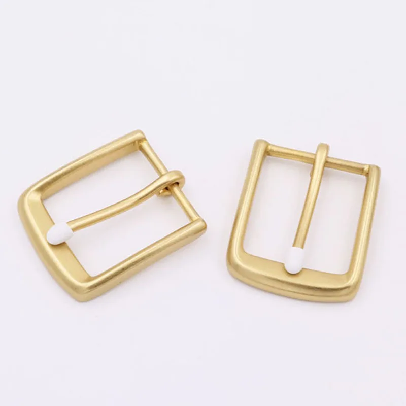 High quality Solid brass pin buckle Men\'s Belt Buckles DIY Leather Craft Supply for 3.8cm-3.9cm Wide Belt accessories 40mm