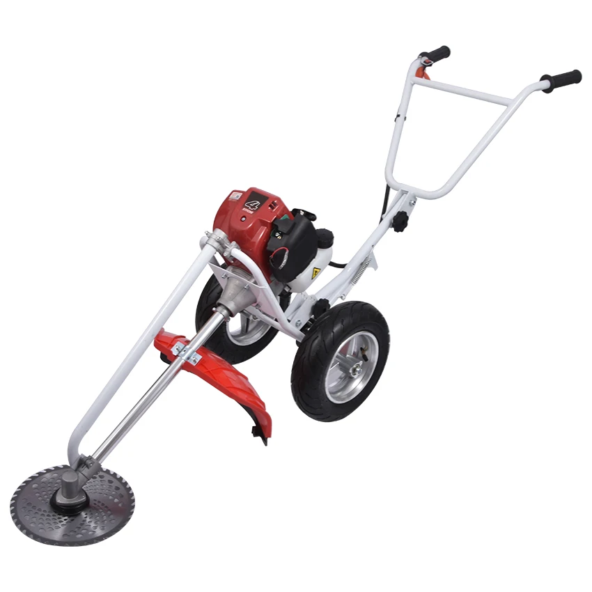 Household Lawn Mower Hand Push Type Grass Cutter High Power Portable Multifunctional Gasoline Weeding Machine 2750W/6500r/min