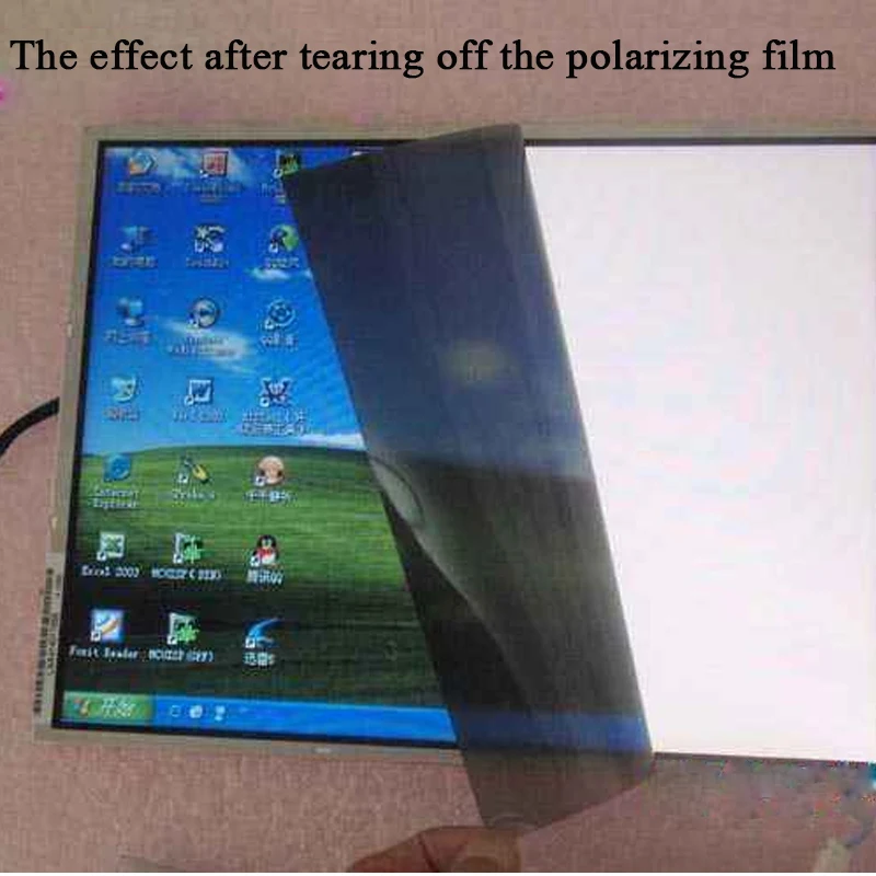 10PCS New 32 inch polarizing film 32inch 0°/ 90° 0 degree 90degree 710mm*405mm Monitor LCD LED Polarizer Polarizing Film Sheets