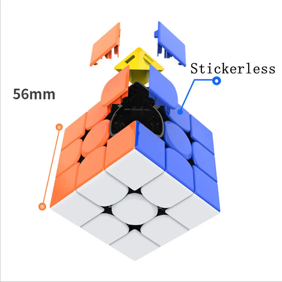 GAN356 R S 3x3x3 Magic Speed Gan Cube stickerless Professional Gan 356R Puzzle Educational Cubes Toys For Children Gan 356 RS