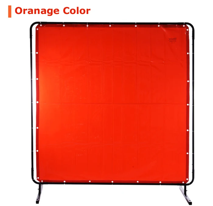 

Welding Screens Curtain Translucent Anti UV FR Welding Blanket 1.74M*1.74M 6'X6' Anti-UV Fire Proof Flame Retardant Vinyl