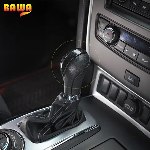 BAWA ABS Car Gear Lever Gear Shift Decoration Cover Trim Fit for Nissan Patrol Y62 2017-2025 Car Interior Accessories 10 best sales nissan patrol y62 accessories - №3