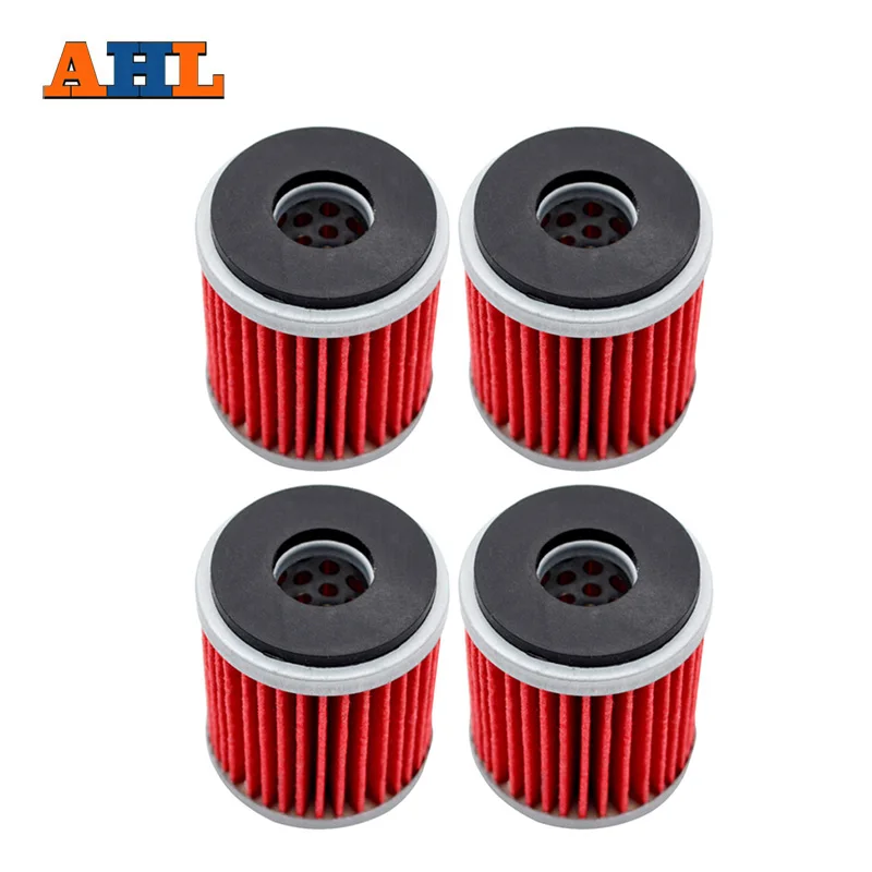 AHL 1/2/4pcs Cartridge Oil Filter for YAMAHA WR125R YFZ450 WR125X YFZ450 MT-125 YFZ450X VP125 YFZ450R YP125R YFZ450X YFZ450X