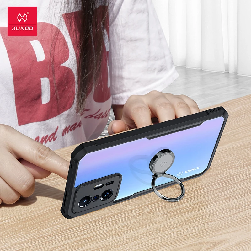 Xundd-Shockproof Clear Bumper Case, Airbag Phone Cover for Xiaomi 11T, Mi 11T, Mi 9T, 10T, 11T Pro