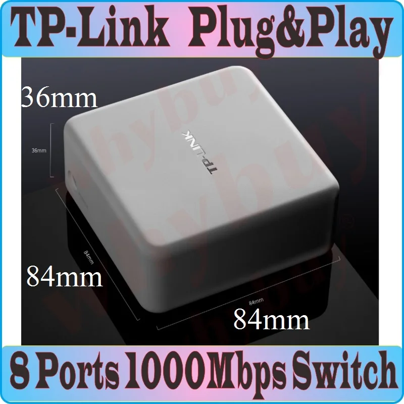 

Super Mini Plastic Cabinet 8 Port 1000Mbps Gigabit Ethernet Switch 10/100/1000Mpbs Ethernet Network Switches,Hub LAN,Full-duplex