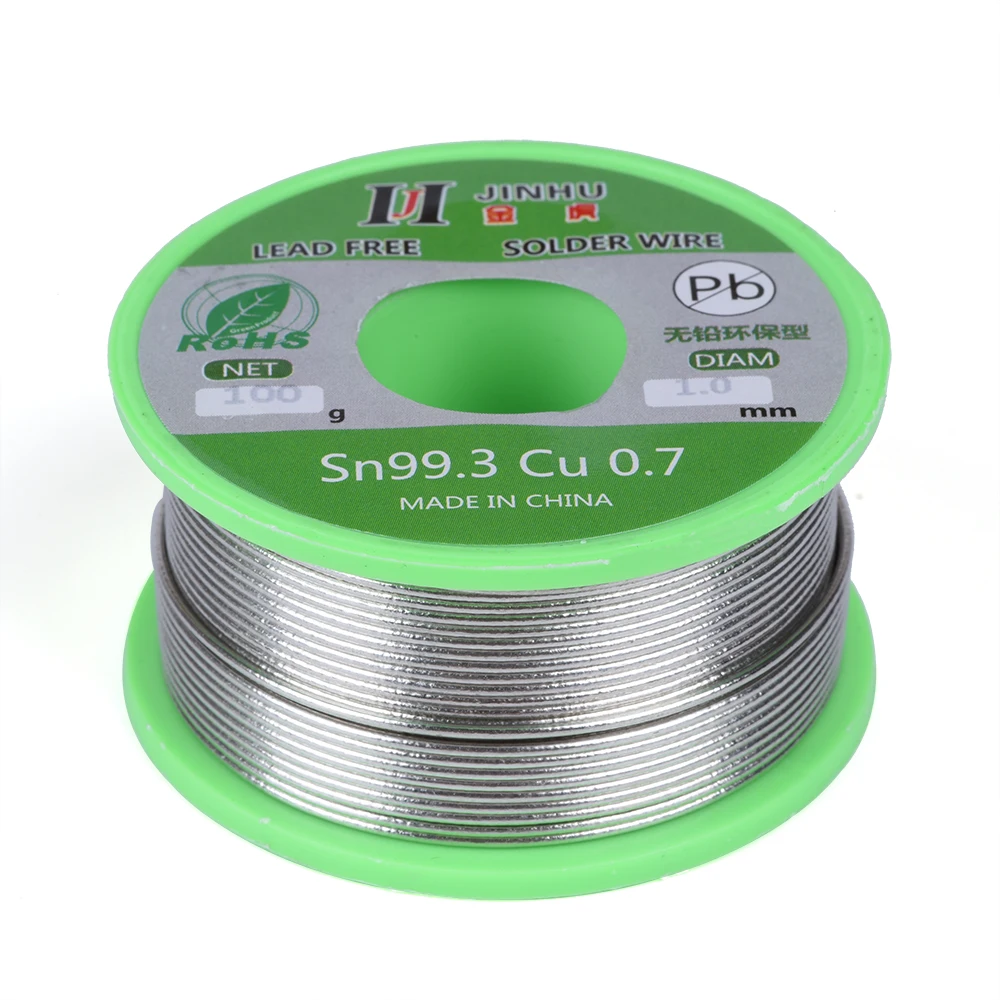 100g Lead-free Solder Wire 0.5-1.0mm Unleaded Lead Free Rosin Core for Electrical Solder RoHs