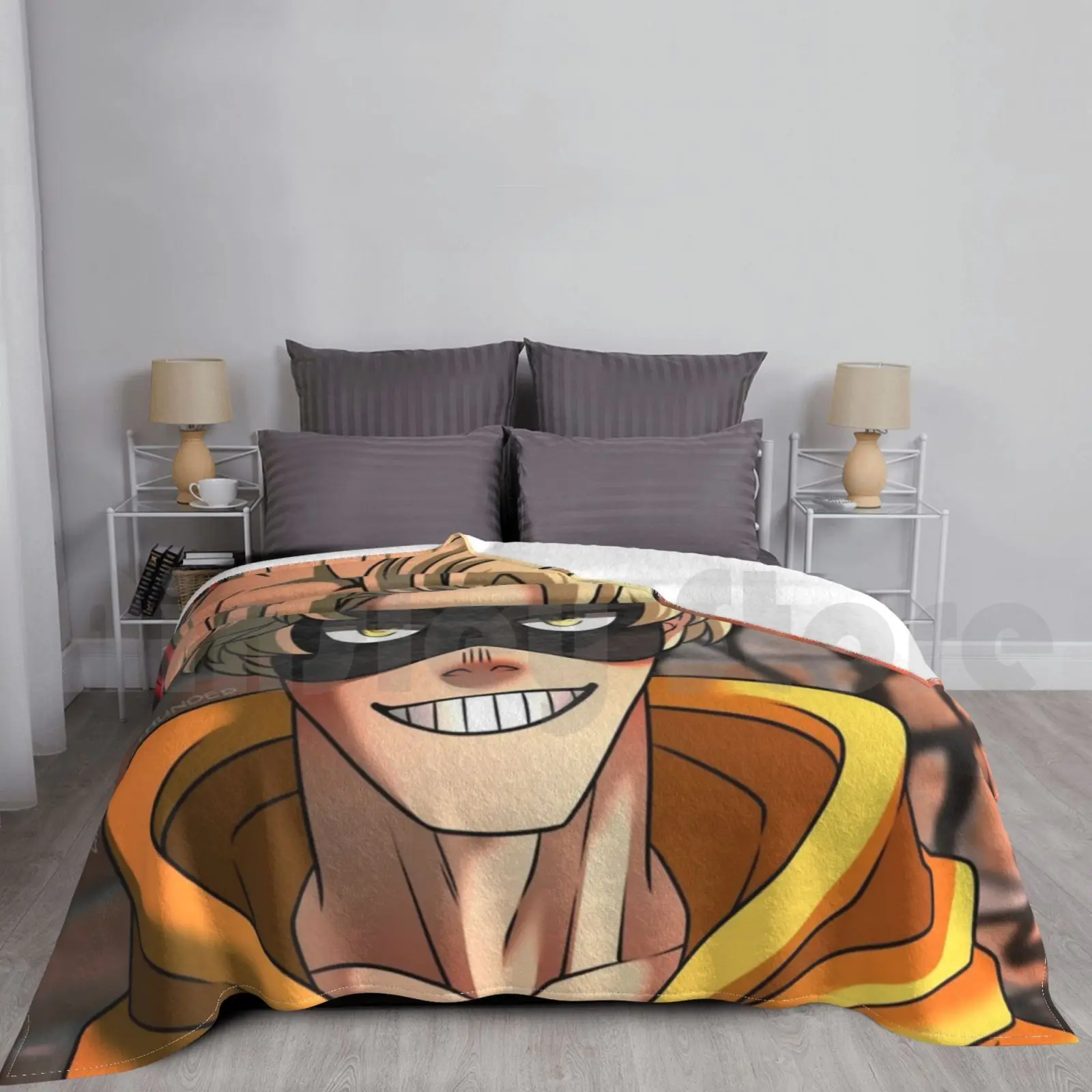 Blanket Fatgum Hat Mha Bnha Boku No Hero Academia Kacchan Bakugou Bakugo Todoroki Deku Midoriya Izuku