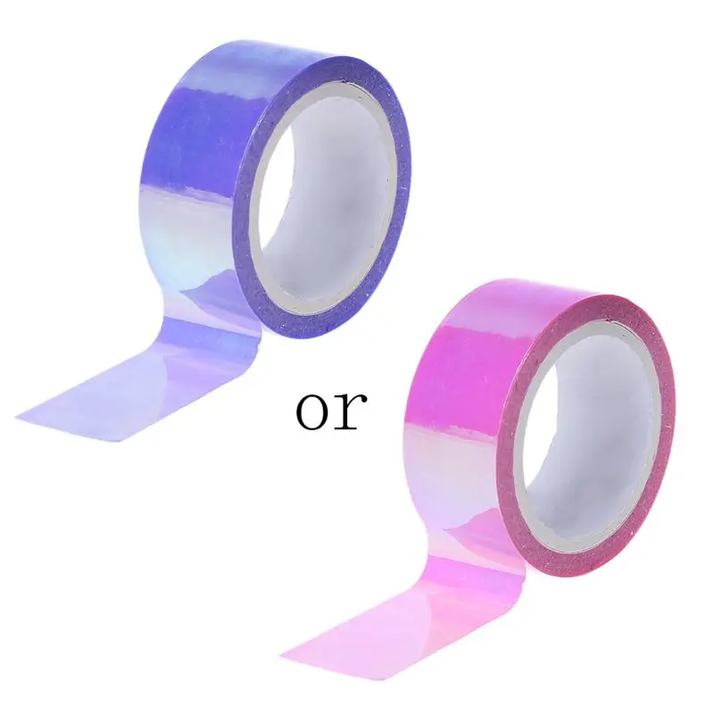 Rhythmic Gymnastics Decoration Holographic RG Prismatic Glitter Tape Hoops Stick