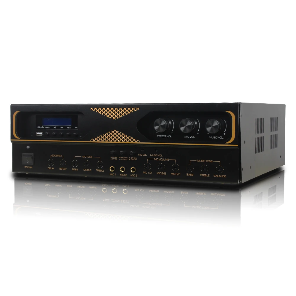 Звуковая система Paulkitson MK-5000, профессиональный стереозвук, KTV Home процессор караоке, предварительные эффекты, усилитель мощности