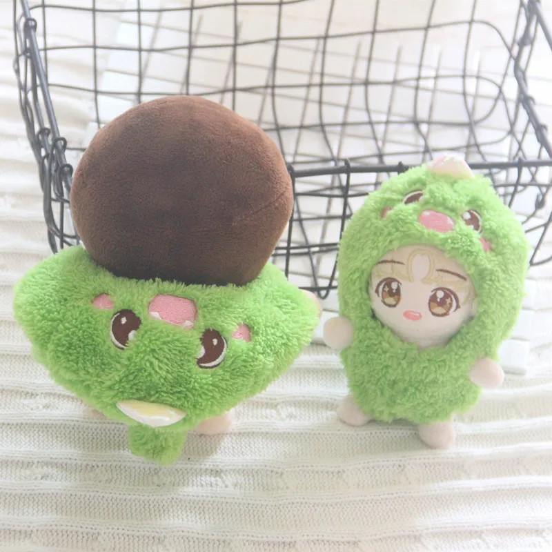 Korea Gebraten Garnelen/Avocado/Karotte/Dinosaurier Kleidung Idol Plüsch Puppe Kleidung einteiliges Puppen Kleidung 15cm 20cm Puppe Kleid Bis