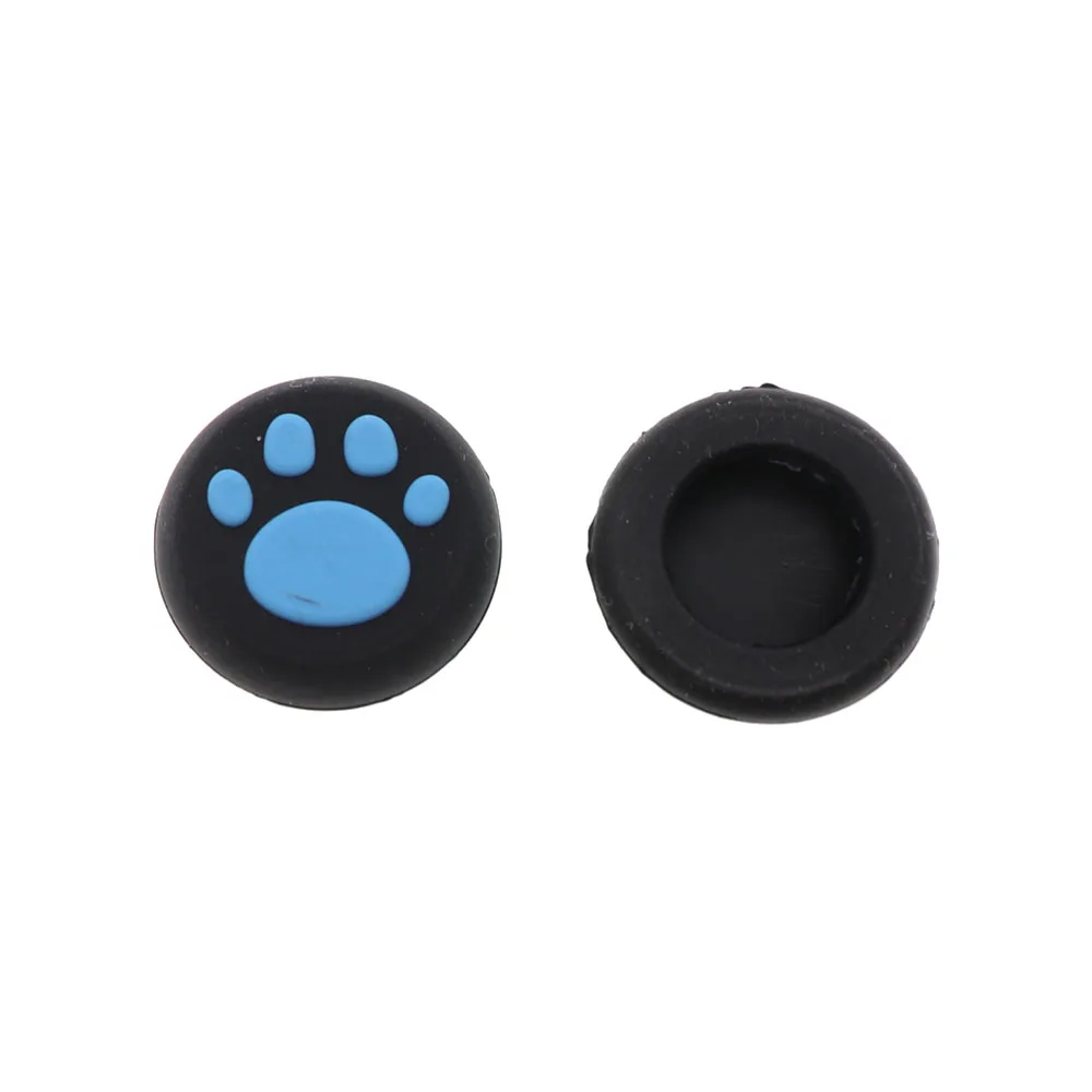 2 pçs gato pata de borracha silicone jogo lidar com joystick polegar aderência vara tampa para xbox um/360 ps3 ps4 ps5