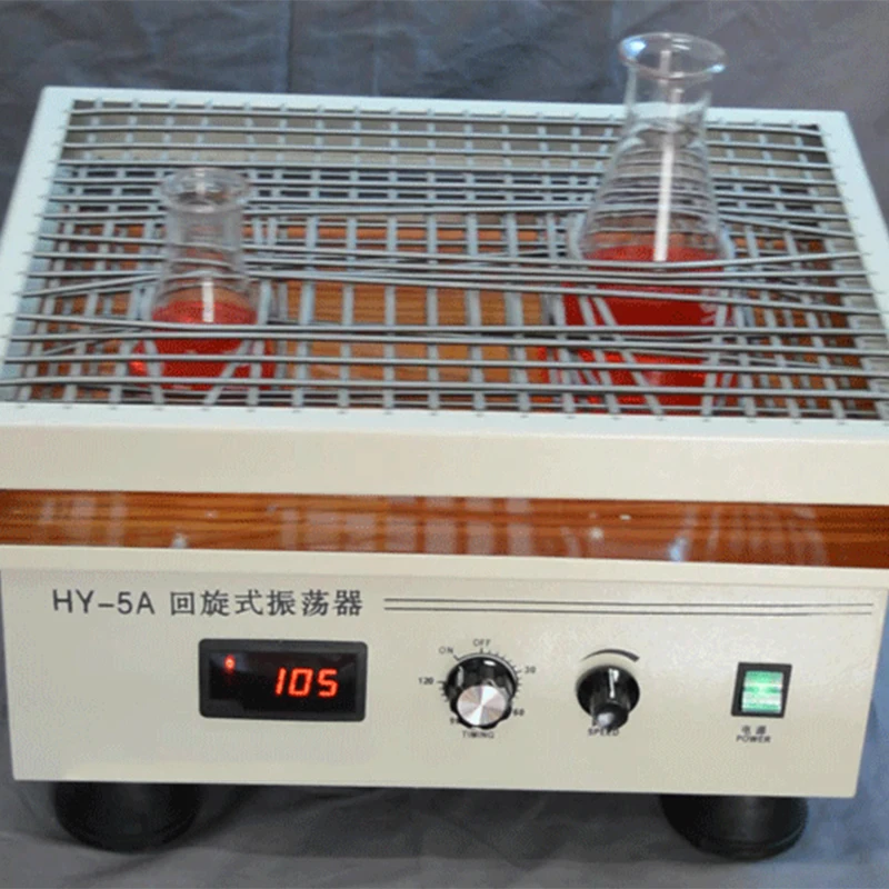 Experimento HY-5A Oscilador multiusos con ajuste de velocidad, pantalla digital, agitador alternativo, giratorio y alternativo