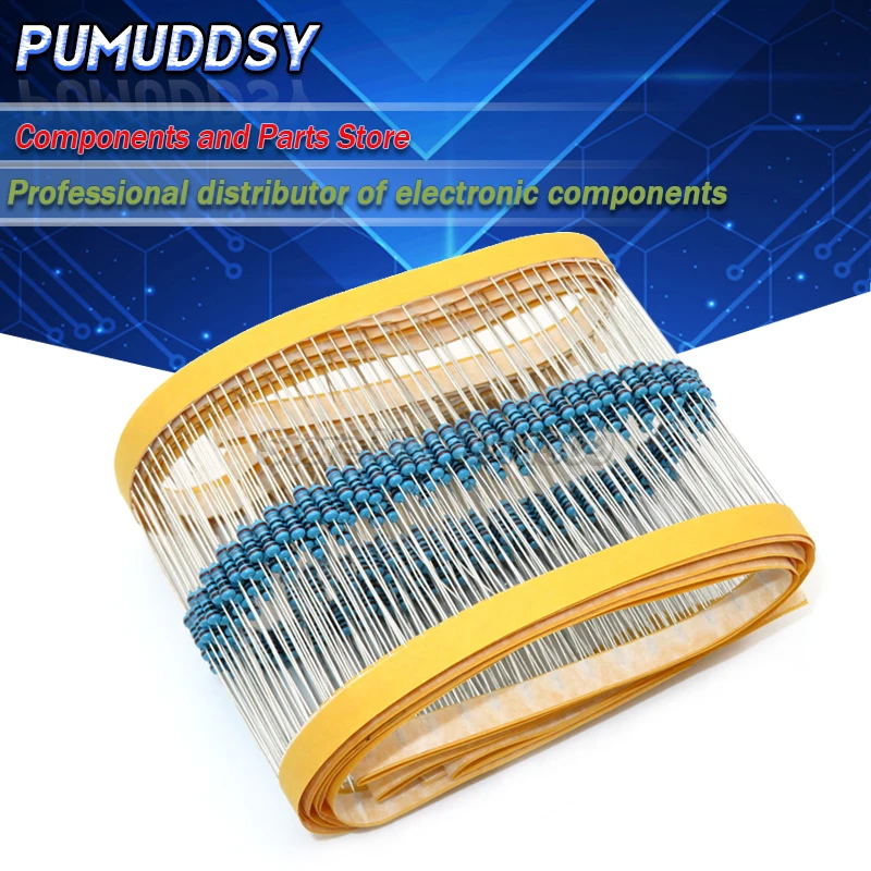 

200PCS 1/4W Metal film resistor 1R~22M 100R 220R 330R 1K 1.5K 2.2K 3.3K 4.7K 10K 22K 47K 100K 100 220 330 1K5 2K2 3K3 4K7 ohm