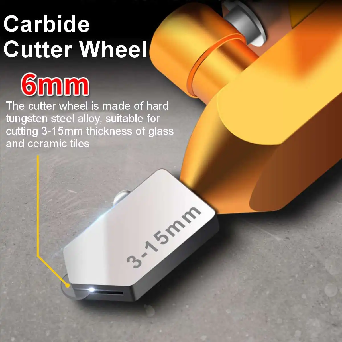 2 In 1 High-strength Glass Cutter Tile Handheld Multi-function Portable Opener Home Glass Cutter Diamond Cutting Hand Tools