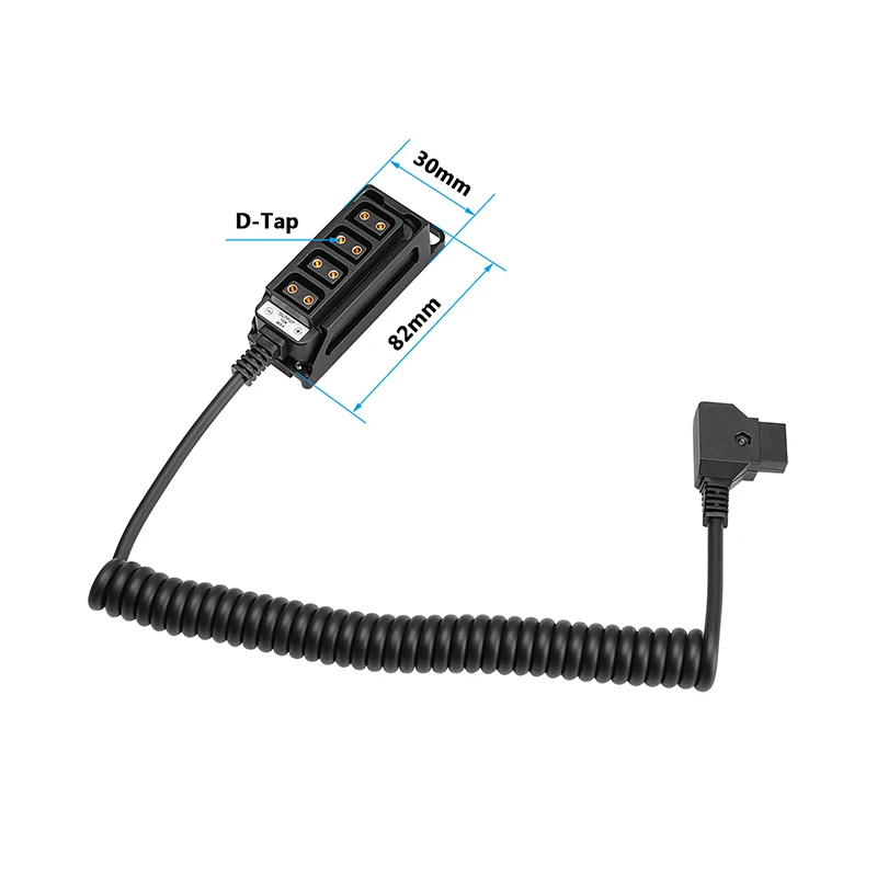 CAMVATE maschio d-tap tipo B rubinetto di alimentazione a 4 porte femmina d-tap adattatore per Hub p-tap Splitter con piastra per formaggio