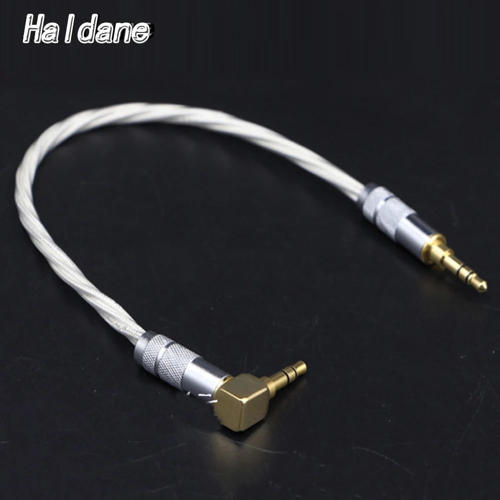 Haldane HIFI Cable Stereo Audio 3.5mm to 3.5mm Male 3 Line In Car Aux Cable Headphone Amplifier DIY