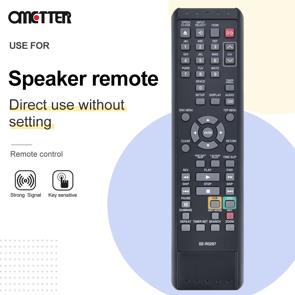 Graveur de DVD avec télécommande, compatible avec Toshiba, noyau Soundbrenner SE-R0297