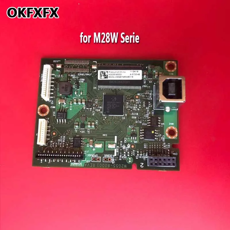 W2G55-60001 W2G54-60001 Formatter Foard For HP M28A M28W 28A 28W Logic Mainboard Motherboard Interface Main Board