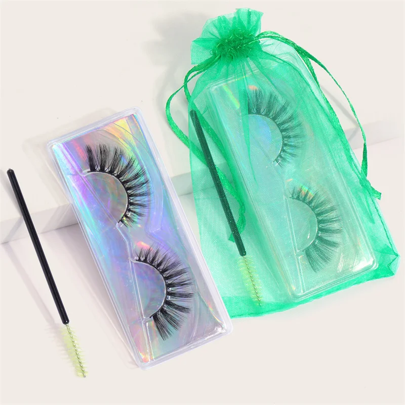 1 Pair Of Eyelashes Natural Eyelashes Dramatic False Eyelashes Artificial Eyelashes Mascara Long Long Eyelashes Thick Fibers