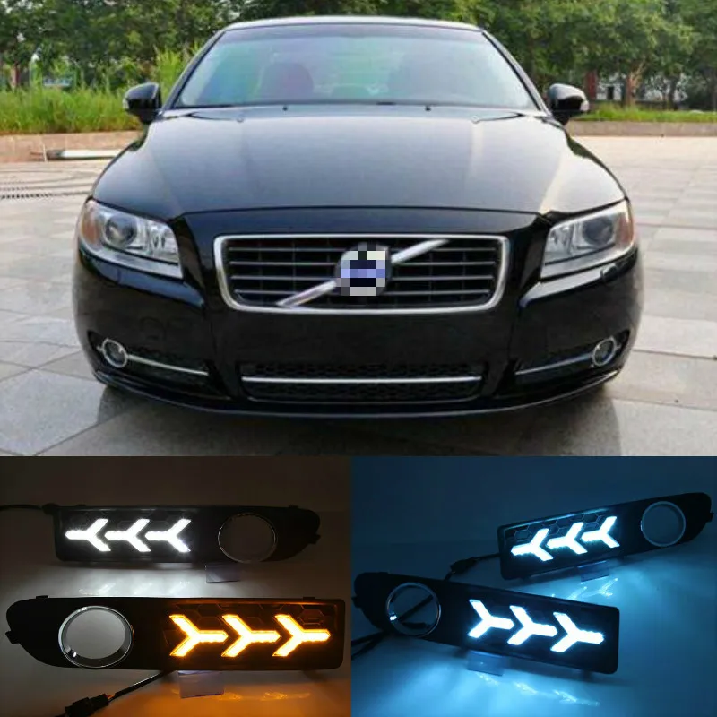 

Дневные ходовые огни, светодиодный, 2 шт., для Volvo S80, S80L, 2007, 2008, 2009, 2010, 2011, 2012, 2013