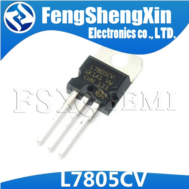 10Pcs/lot L7805CV TO220 L7805 TO-220 7805 LM7805 MC7805 New IC VOLTAGE REGULATORS