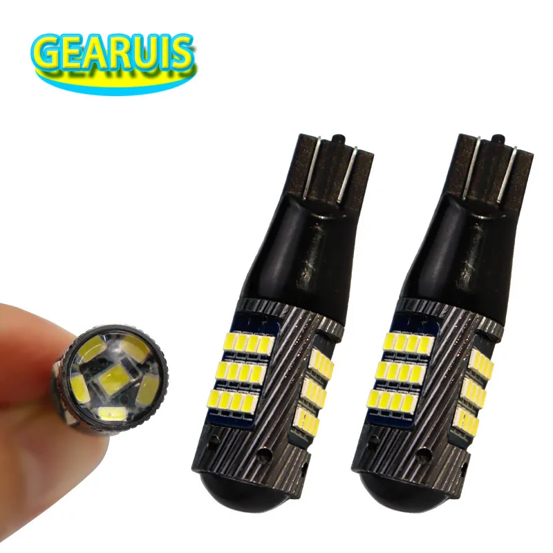 2 шт., высокая мощность 1000 люмен, W16W 921 T12 42 SMD 2016, светодиодная автомобильная купольная лампа для карт, лампа для парковочного освещения, 12 В-28 В