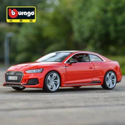 Bburago 1:24 Audi RS5 Coupe Rot Sport Auto Statische Druckguss Fahrzeuge Sammeln Modell Auto Spielzeug