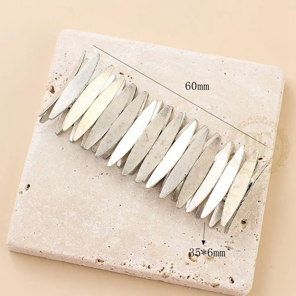 DIY Supply-One Fashion Jewelry Vintage Finish Zinc Based Alloy Bracelet with Elastic Cord (BE38)