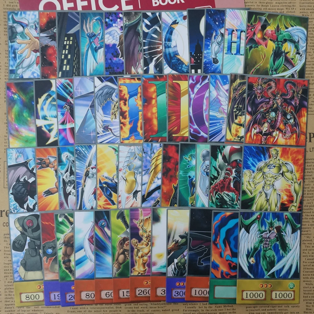 48pcs/set Jaden Yuki Anime Style Cards Elemental Hero Polymerization Contact Fusions Dule Links Judai Yugioh GX Nostalgia Orica