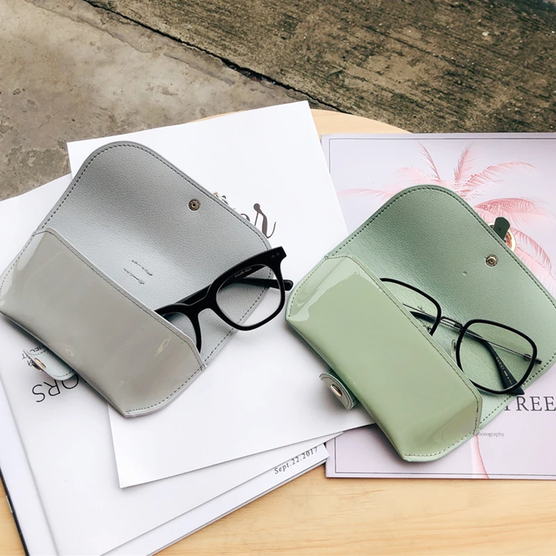 New Hot Fashion Jelly Bright solid Color Eyewear Case Protective Cover Women Sunglasses Case Box Reading Eyeglasses Glasses Bag