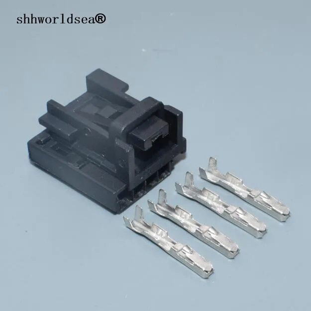 

shhworldsea 4 Pin 0.6mm 8K0973754 Door Lifter Switch Plug 8K0 973 754 Auto Wiring Harness Connector Female For VW Audi